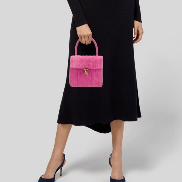 Chanel Pink Quilt Bag Top Handle - Picture 2 of 4